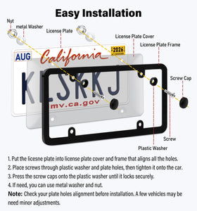KLSKKJ angled cover showing unobstructed plate characters for readability
