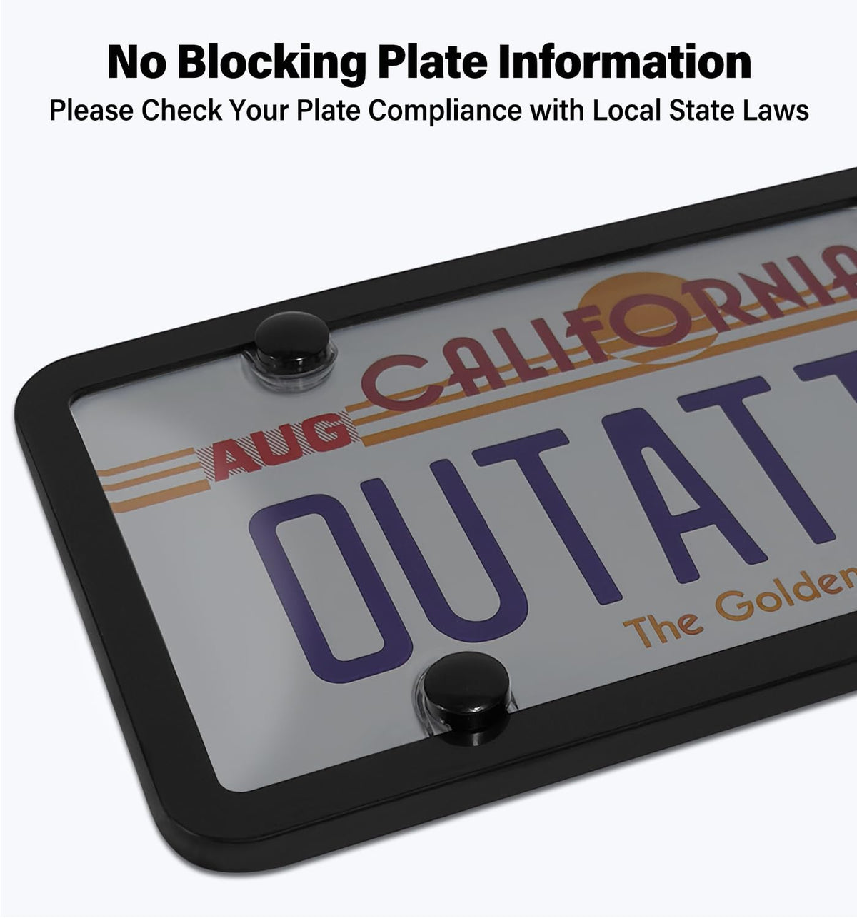KLSKKJ side-by-side with standard plate illustrating correct sizing