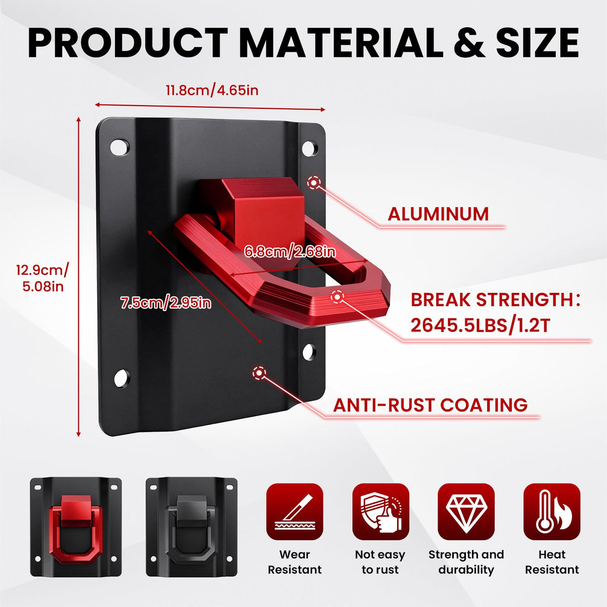 klutchtech folded flat ring showing low-profile storage benefit