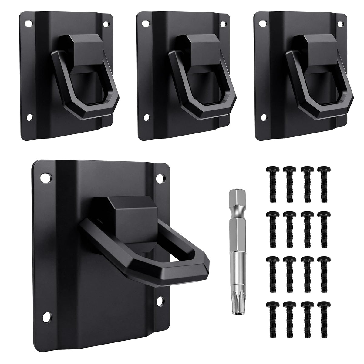 Klutchtech front packaging showing 4-pack anchors and quick install benefit