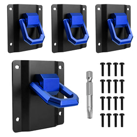 Klutchtech front view anchors mounted on truck bed, showing solid attachment