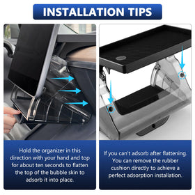 Klutchtech folded hidden behind screen, preserves sleek dashboard benefit
