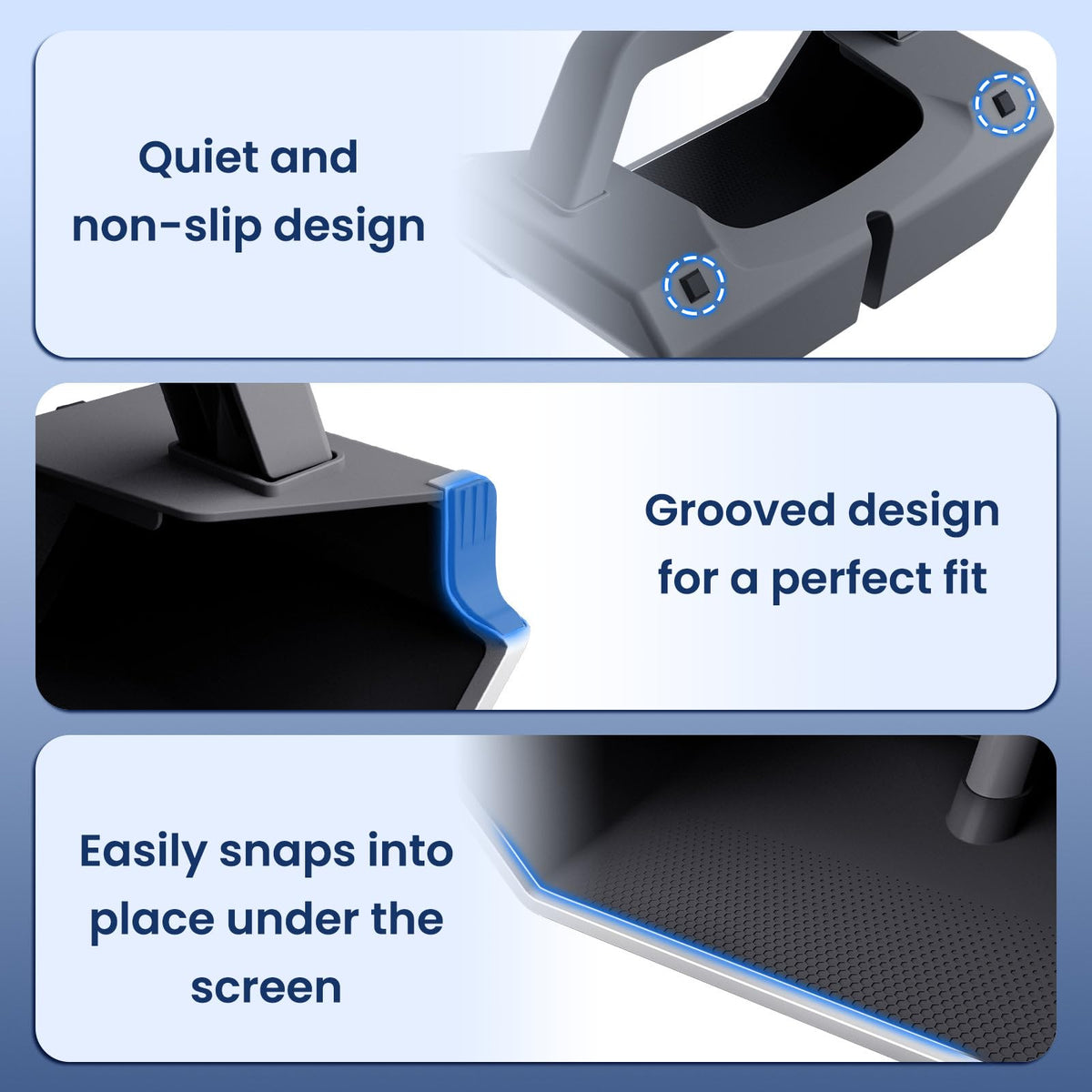 Klutchtech magnetic mount detail illustrating fast one-second installation benefit
