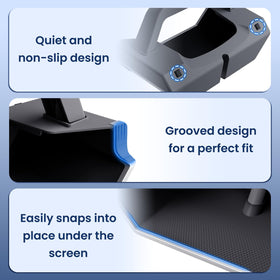 Klutchtech magnetic mount detail illustrating fast one-second installation benefit