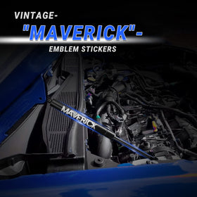Klutchtech installed struts holding Maverick hood open for easy access