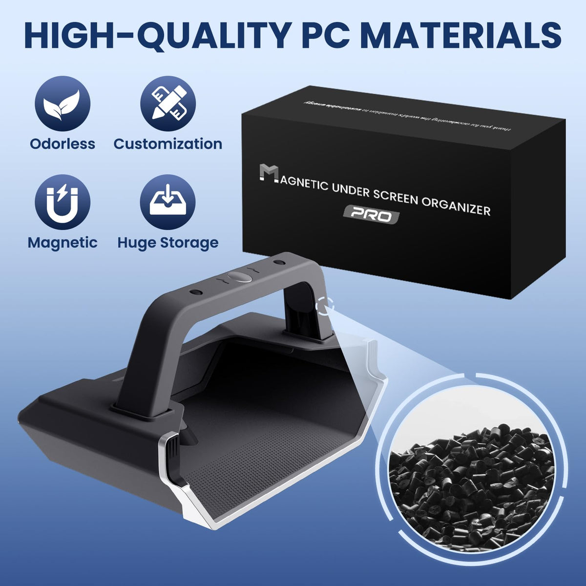 Klutchtech rounded metal plate detail that ensures stable magnetic connection