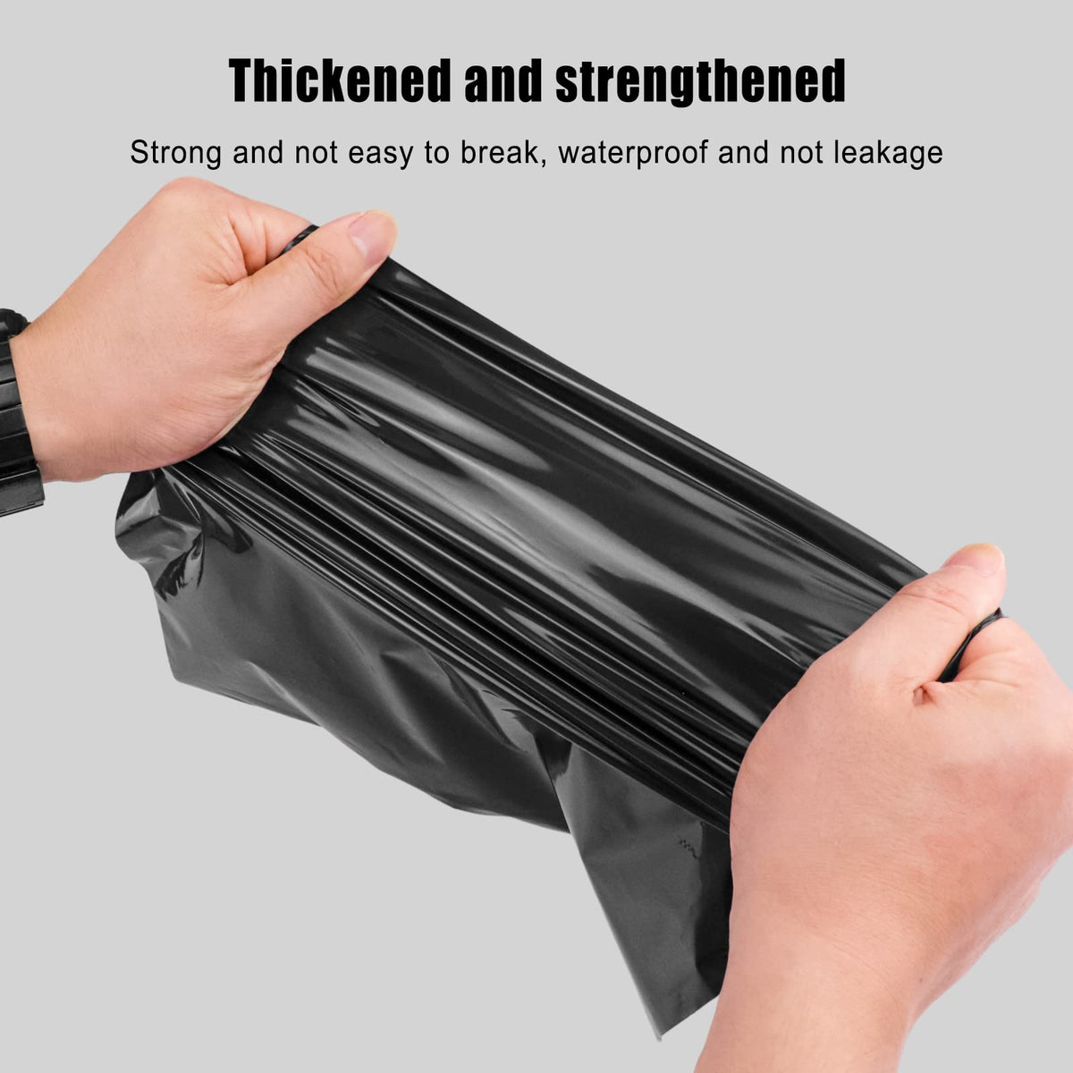 Klyuqoz open bag showing 9.8x12.2 inch capacity for convenient containment