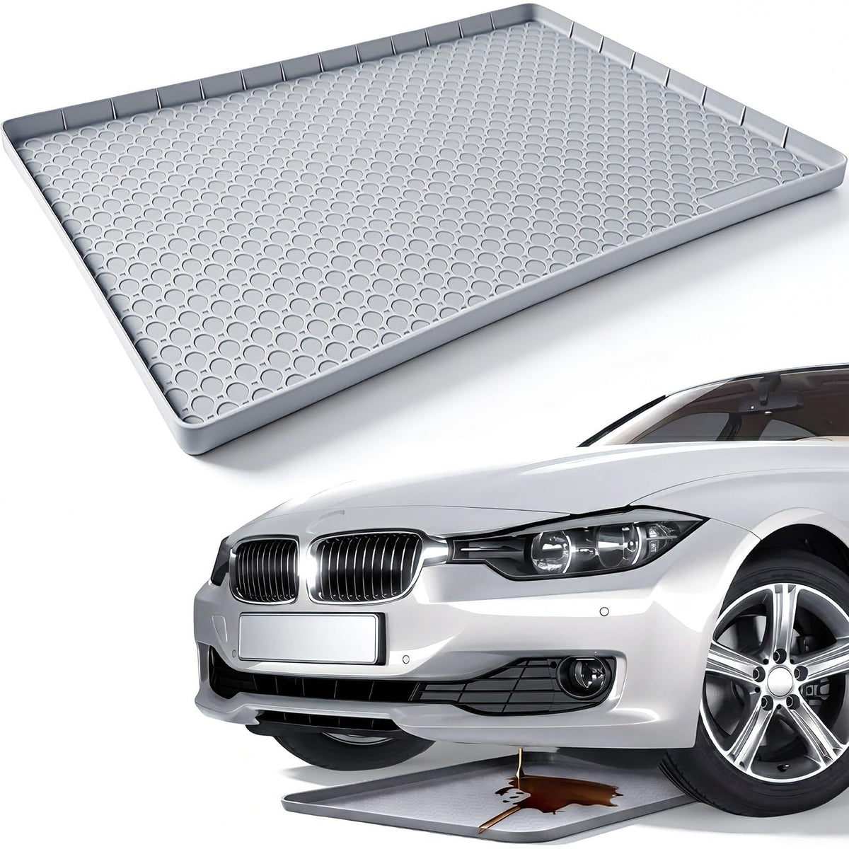 klyyo clyro front view showing full 34x22 mat protecting floor
