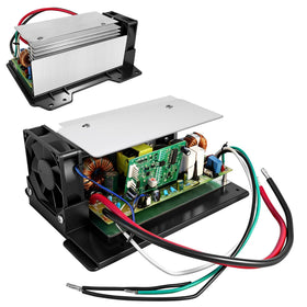KMHGD front panel view showing connectors and clean layout for easy installation