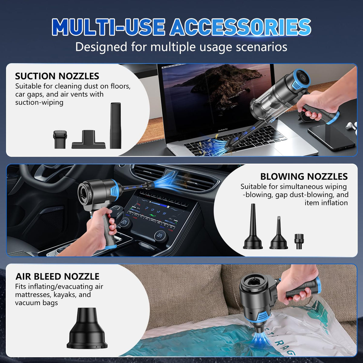 KMM stored in a car door pocket highlighting portable size and convenient storage