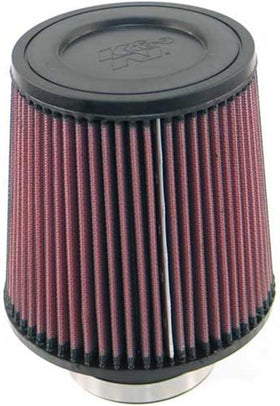 K&N front view of clamp-on filter showing shape and fit benefits