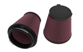 K&N close-up of layered cotton media delivering high airflow and filtration