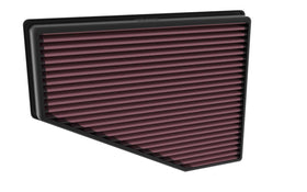 K&N close-up of cotton gauze media showing filtration and airflow advantage