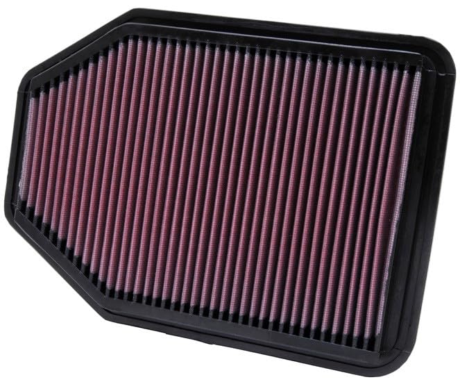 K&N installed in Jeep engine bay improving airflow and performance