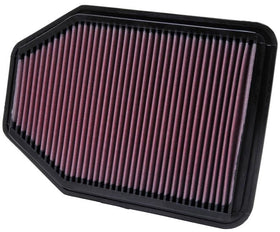K&N installed in Jeep engine bay improving airflow and performance