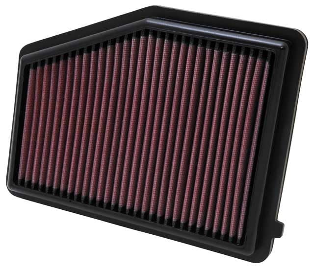 K&N side profile showing sealing flange for reliable engine protection