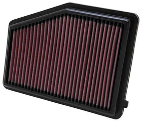 K&N side profile showing sealing flange for reliable engine protection