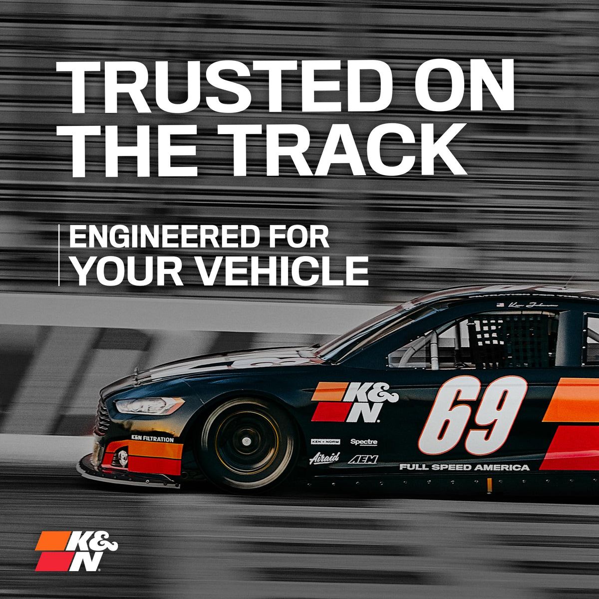 K&N side profile showing layered construction for better airflow