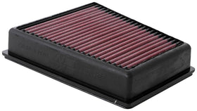 K&N front view of 33-5107 filter showing fit and ready-to-install