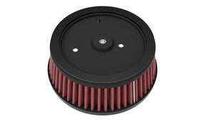 K&N front view of HD-0800 filter showing shape and fit benefits