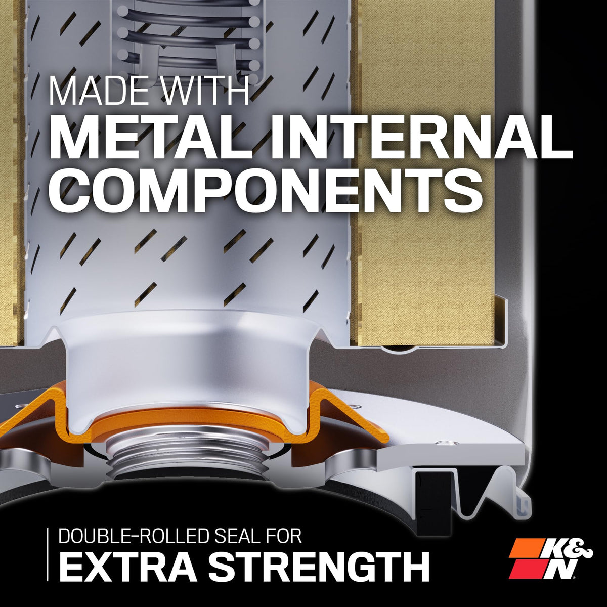 K&N packaging and warranty card display reassuring purchaser warranty coverage