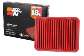 K&N KNA-2306 front packaging showing model and fitment, reassurance of correct part