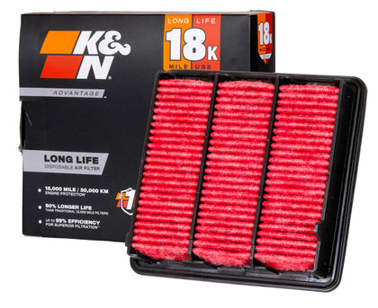 K&N front view of KNA-5120 showing shape and fit for easy selection