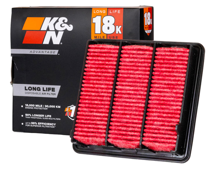 K&N front view of KNA-5120 showing shape and fit for easy selection