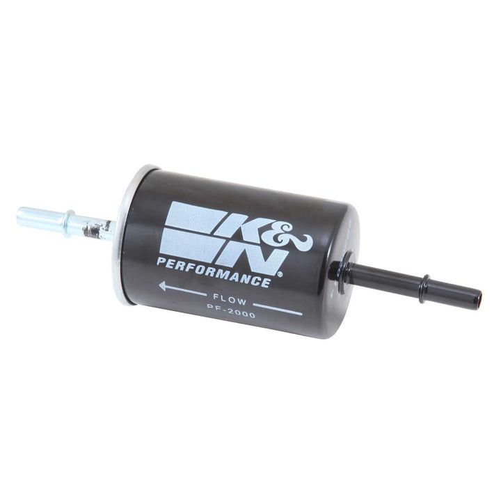 K&N PF-2000 front view showing filter shape and easy installation benefit