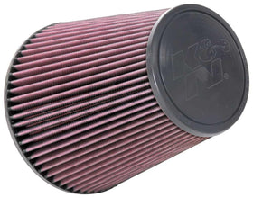 K&N RU-1044 front view showing tapered cone and open airflow benefit