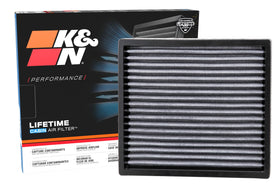 K&N VF2000 front packaging showing product and benefits for long-term savings