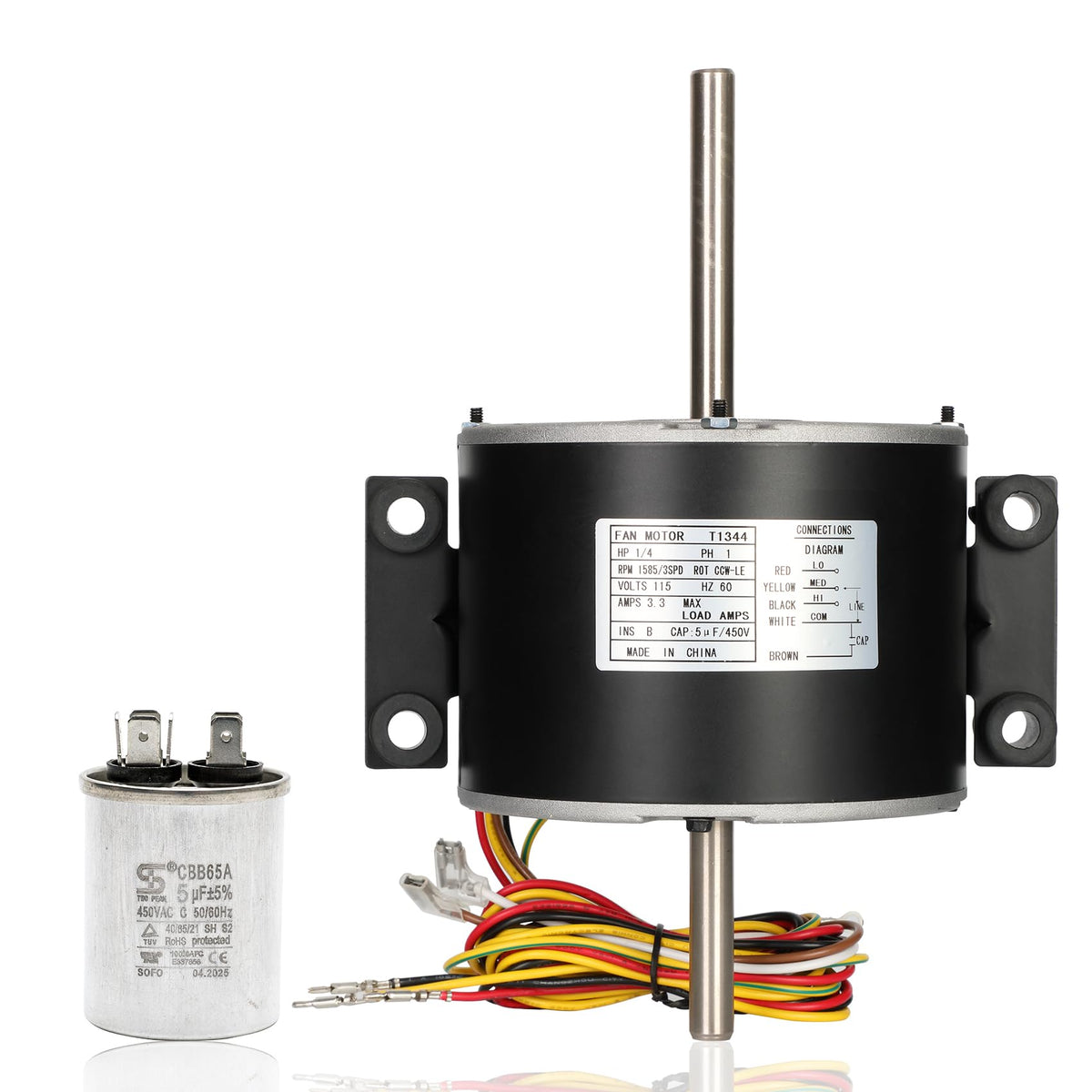 Knocokie 3315332.005 front view showing motor housing and benefit reliable airflow