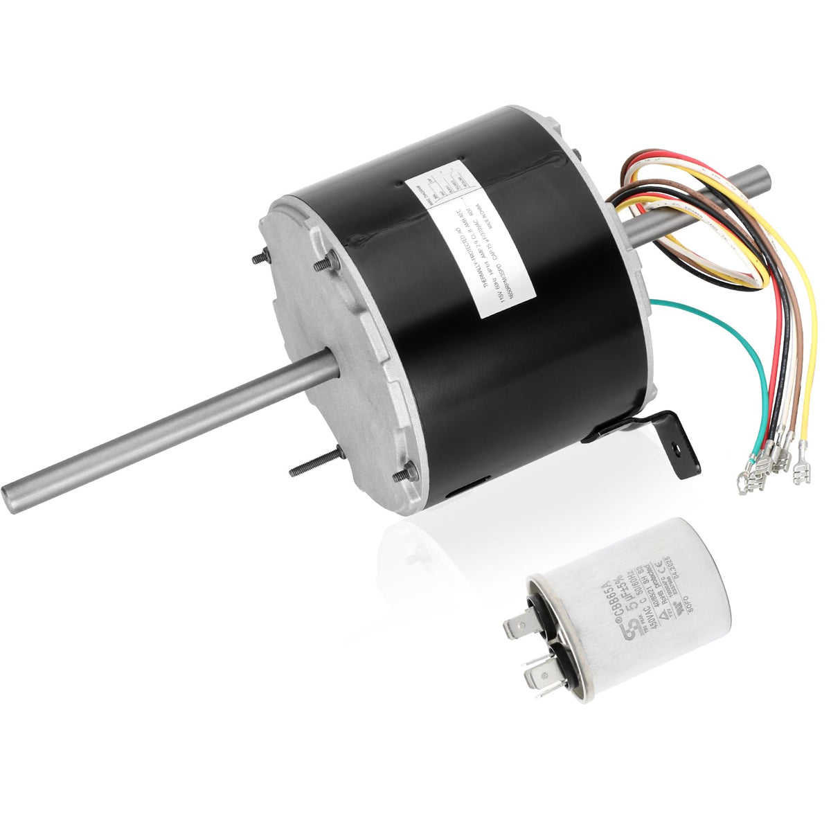 knocokie front view of fan motor showing compact housing benefit