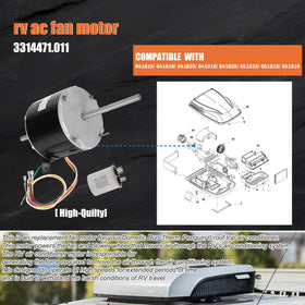 knocokie motor mounted in RV unit restoring airflow quickly
