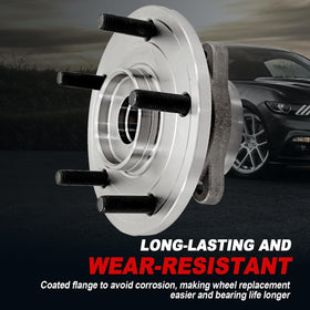 KNOLET hub installed on rear wheel hub assembly restoring rotation and reducing vibration