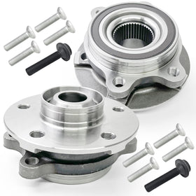 KNOLET 513301 front hub assembly front view showing bolt pattern for accurate fit