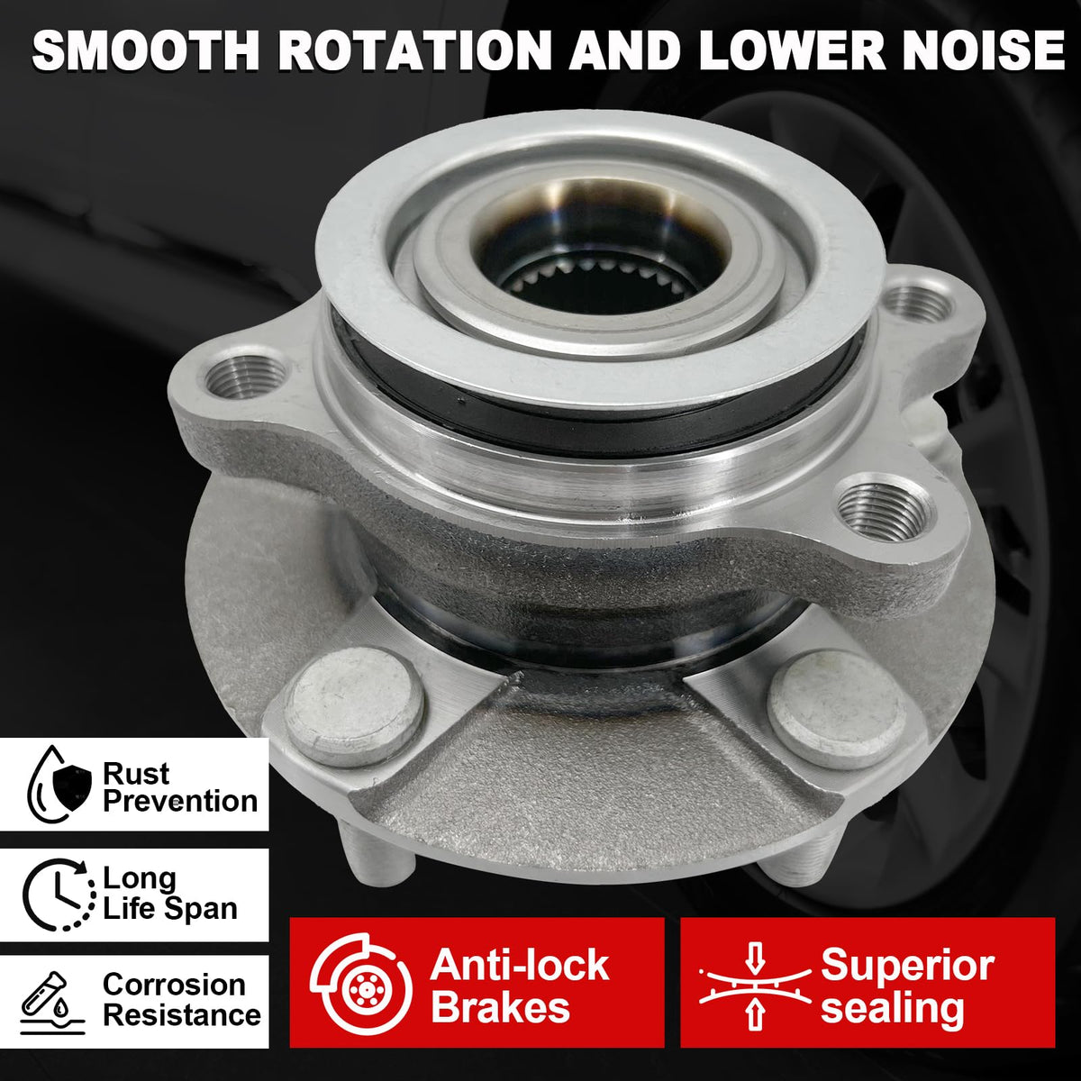 KNOLET bearing seal detail demonstrating contamination protection for longer life