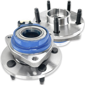 KNOLET front hub assembly front view showing fit and strength