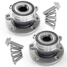 KNOLET front hub assembly front view showing fitment benefit