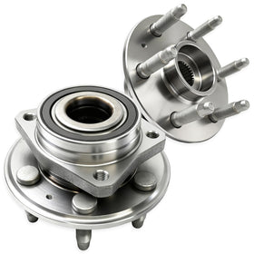 KNOLET front packaging hub assembly showing complete replacement kit and fitment benefit