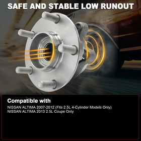 KNOLET hub front face close-up showing precise machining and benefit