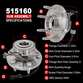 KNOLET wheel stud close-up displaying six studs for secure wheel attachment and improved safety
