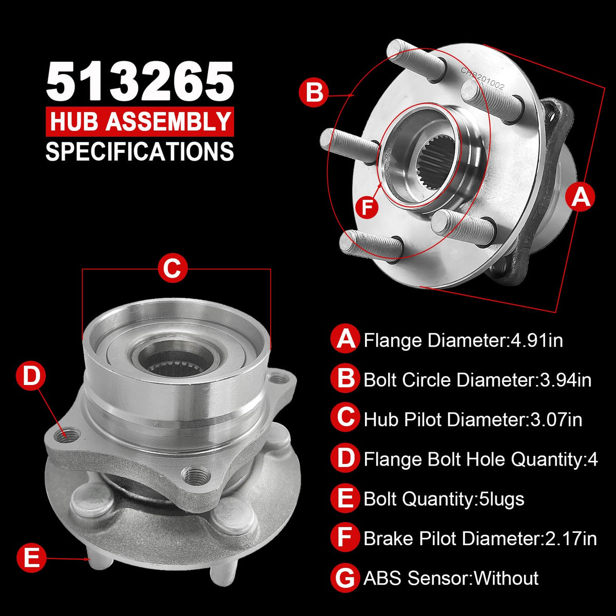 KNOLET wheel studs and flange detail for correct wheel mounting
