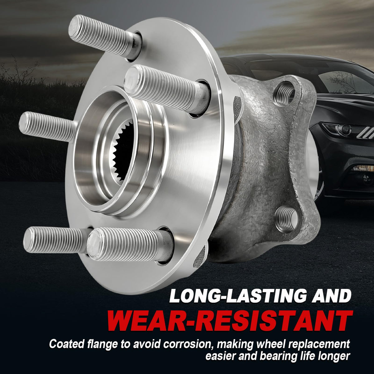 KNOLET hub installed in vehicle rear assembly demonstrating restored stability
