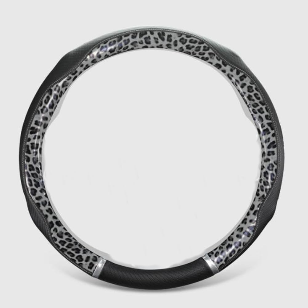 Knonip installed on steering wheel in car interior, improves comfort and control