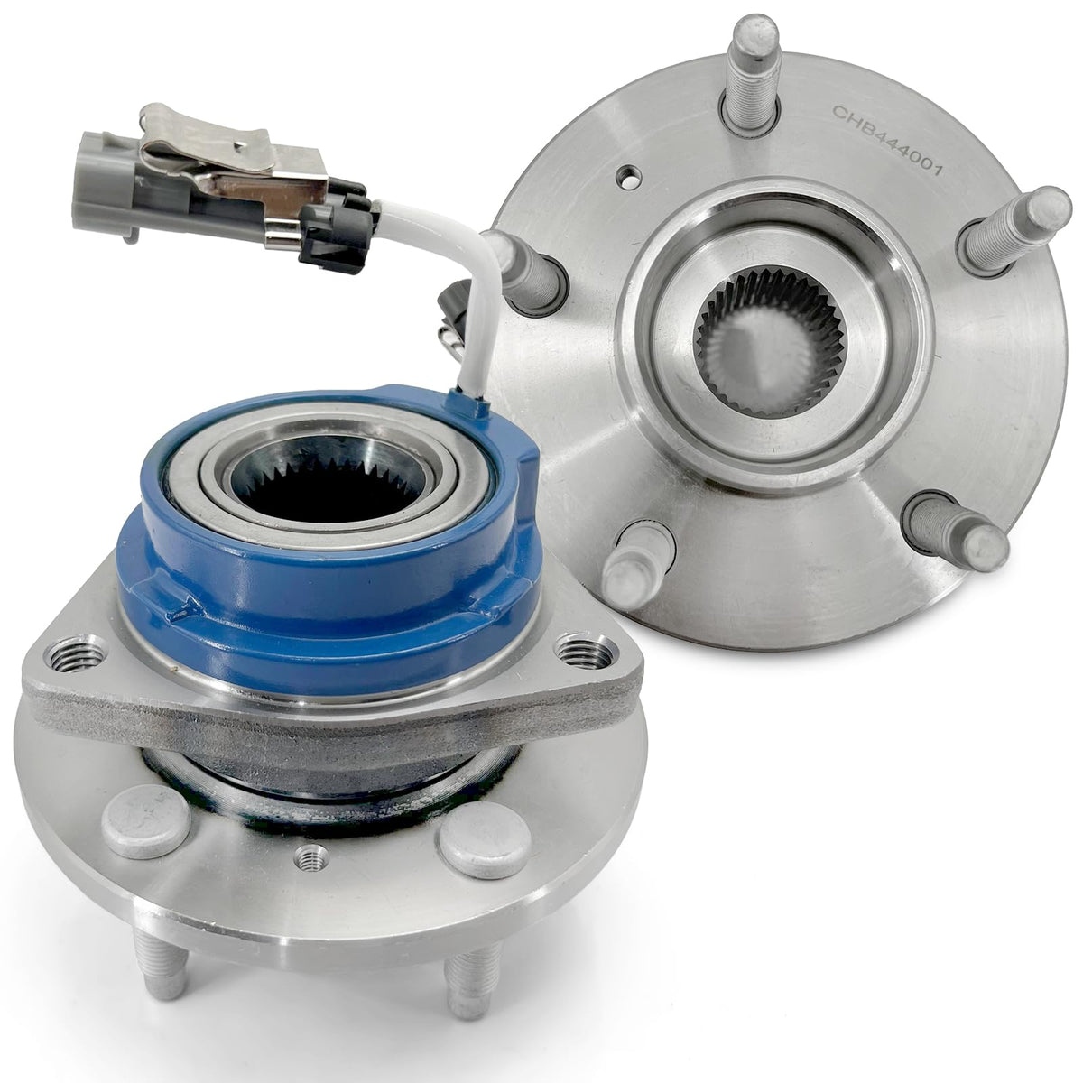 KNOLET front hub assembly front view showing clean flange and studs for reliable fit