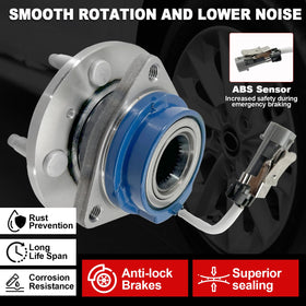 KNOLET bearing close-up showing sealed design to prevent contamination and reduce noise