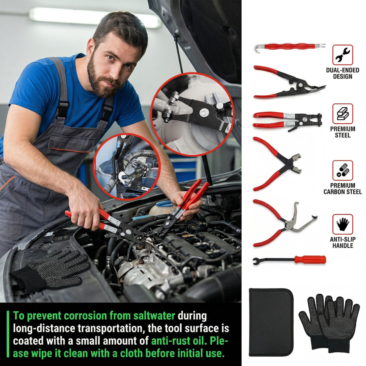 Knowearth electrical disconnect plier tips protecting connectors from damage