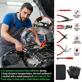 Knowearth electrical disconnect plier tips protecting connectors from damage