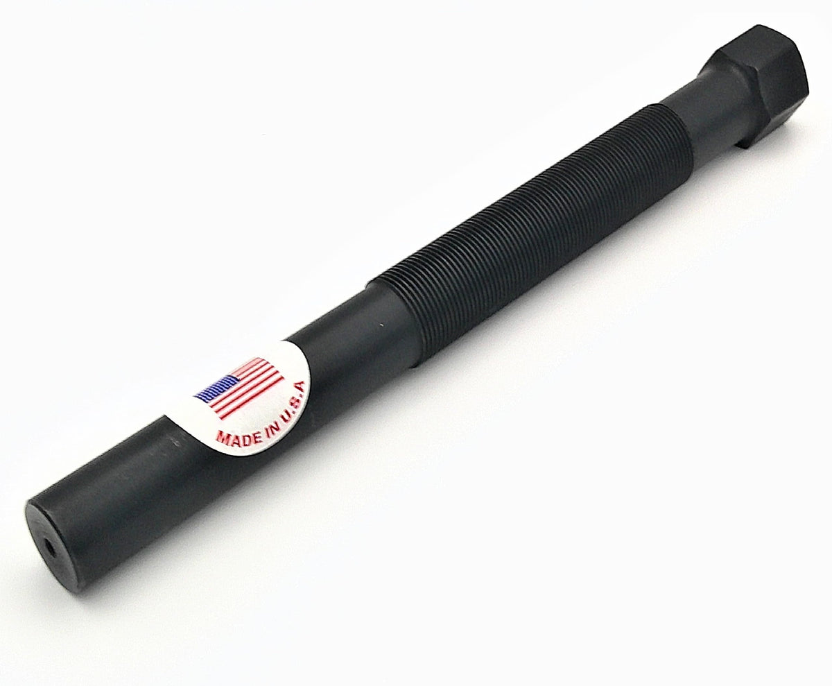 Close-up of KNS puller threads highlighting precision fit and corrosion resistance